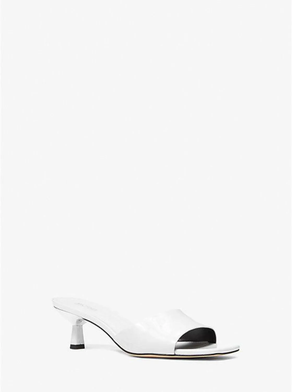 Amal Patent Leather Kitten Sandal