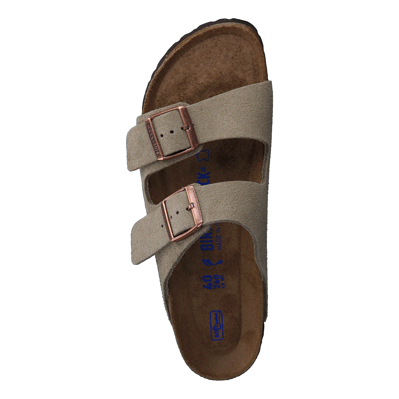 Arizona Soft Footbed Narrow Taupe Suede