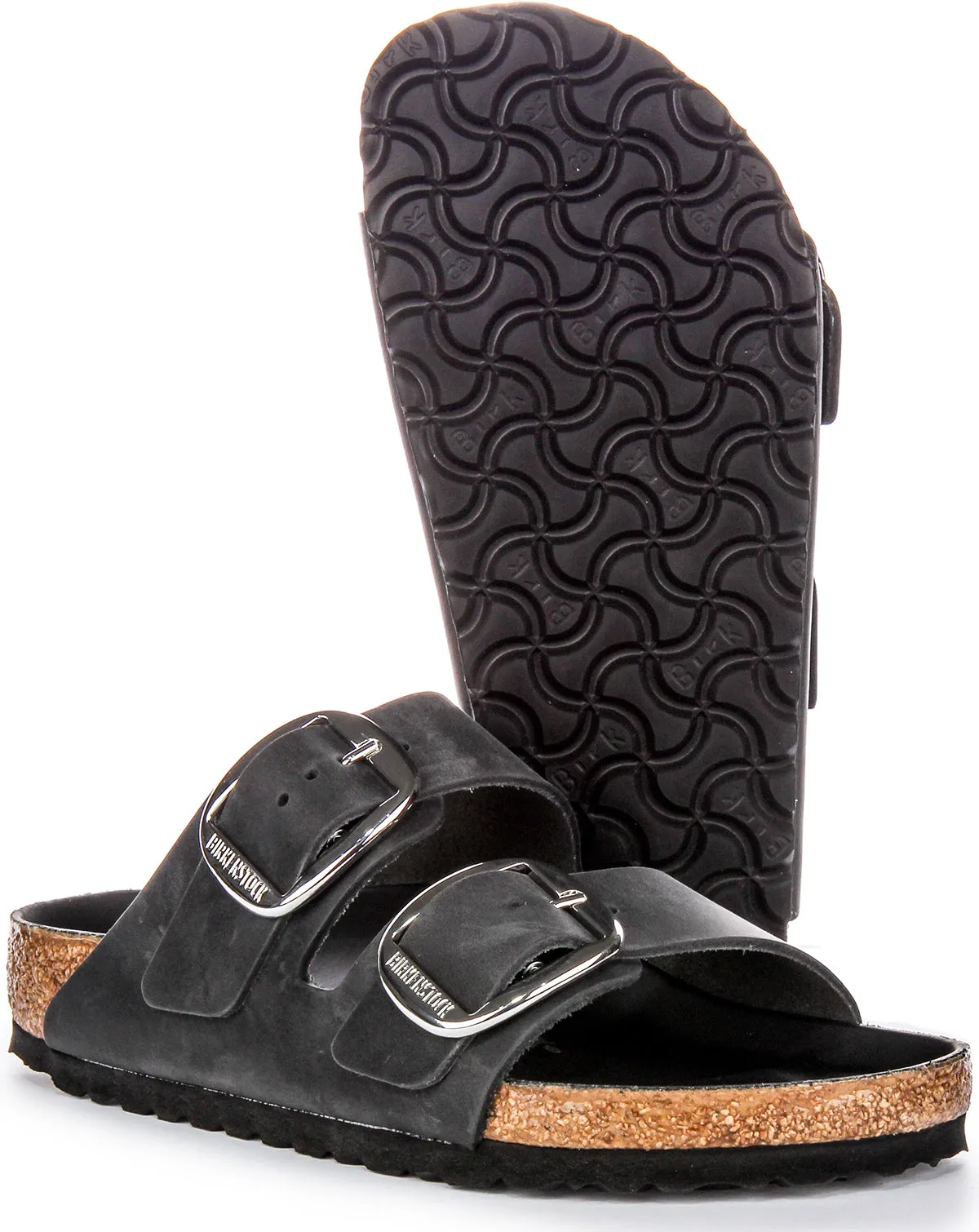 Birkenstock Arizona Big Buckle In Black | Regular Fit