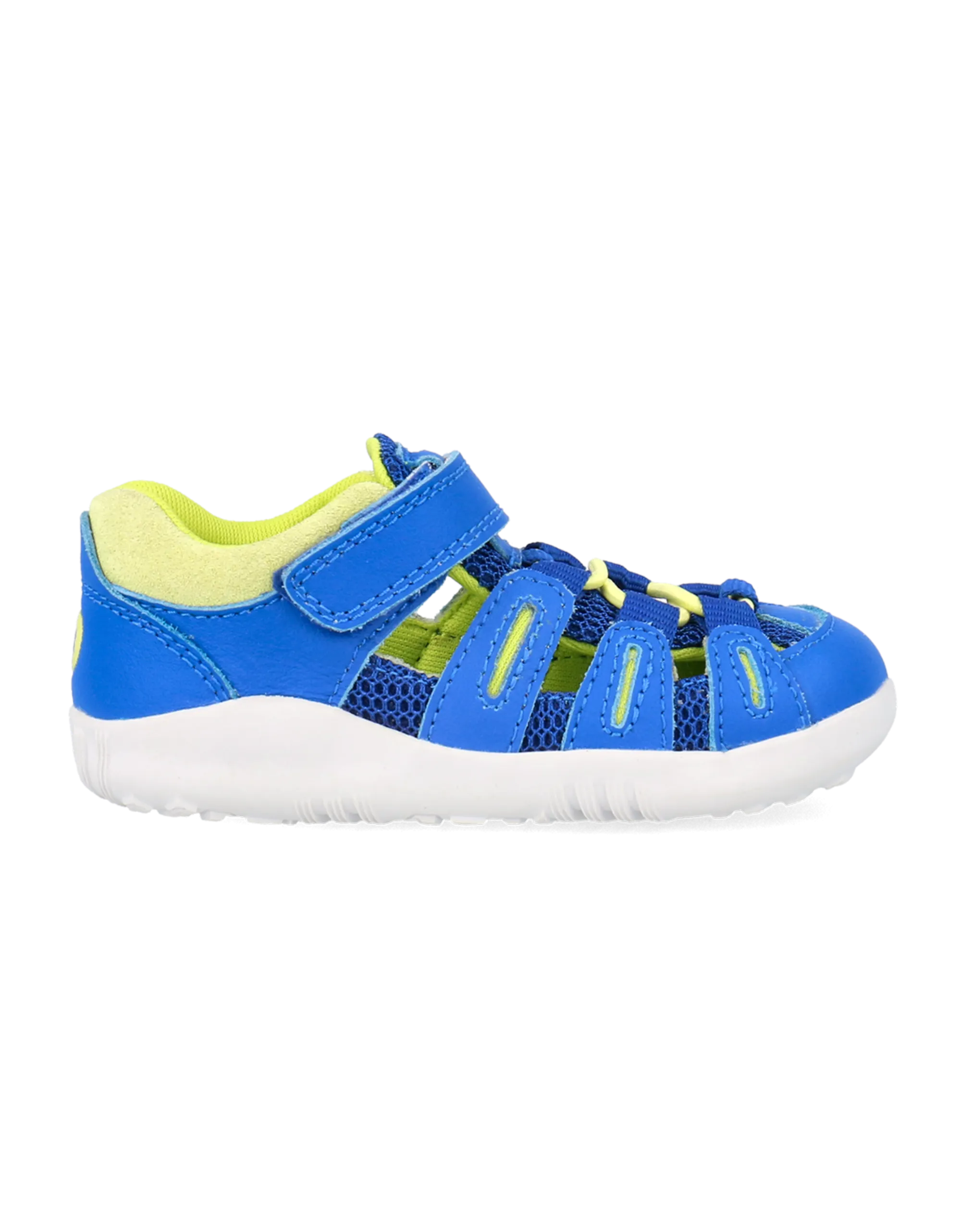 Bobux Summit Snorkel Blue Sunny Lime Step Up