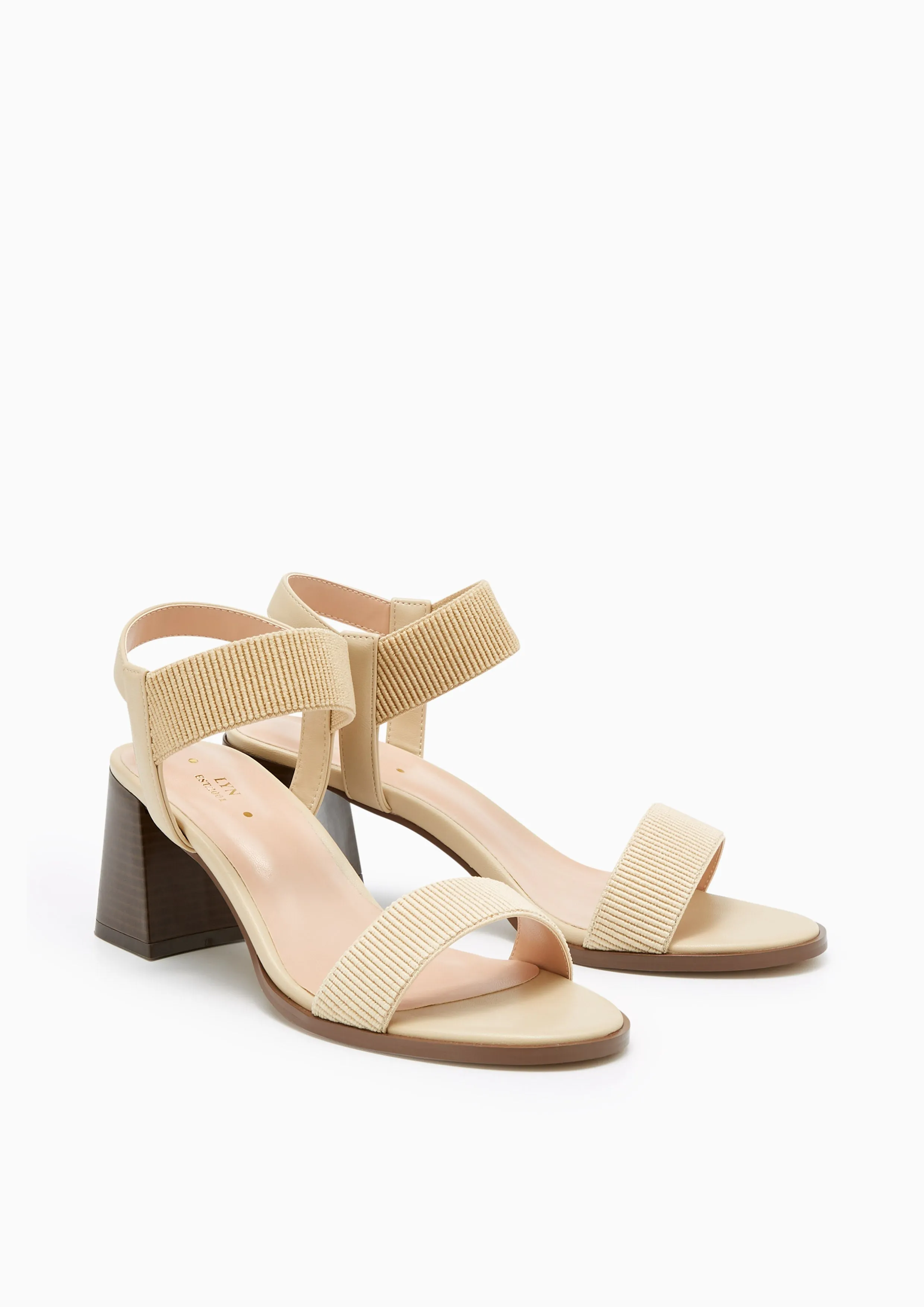 Bubblicious High Heel Sandals Beige