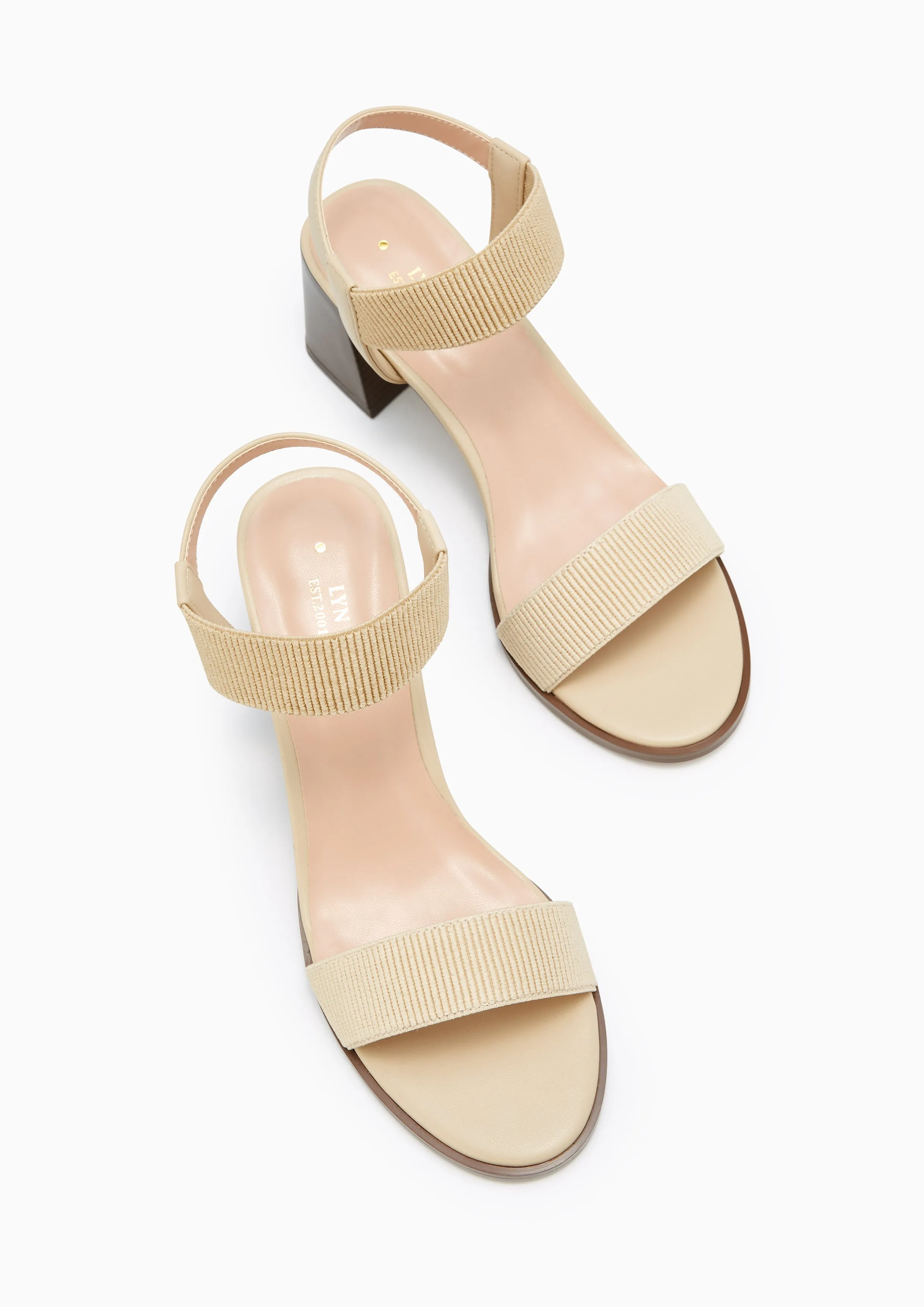 Bubblicious High Heel Sandals Beige