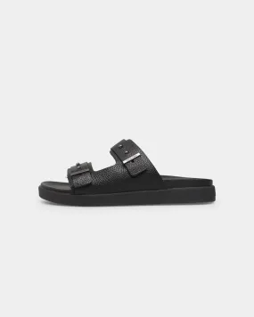 Calvin Klein Leather Sandals CK Black