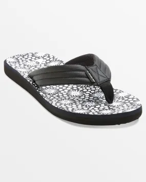 Carver Print Sandals - Black/White/Grey