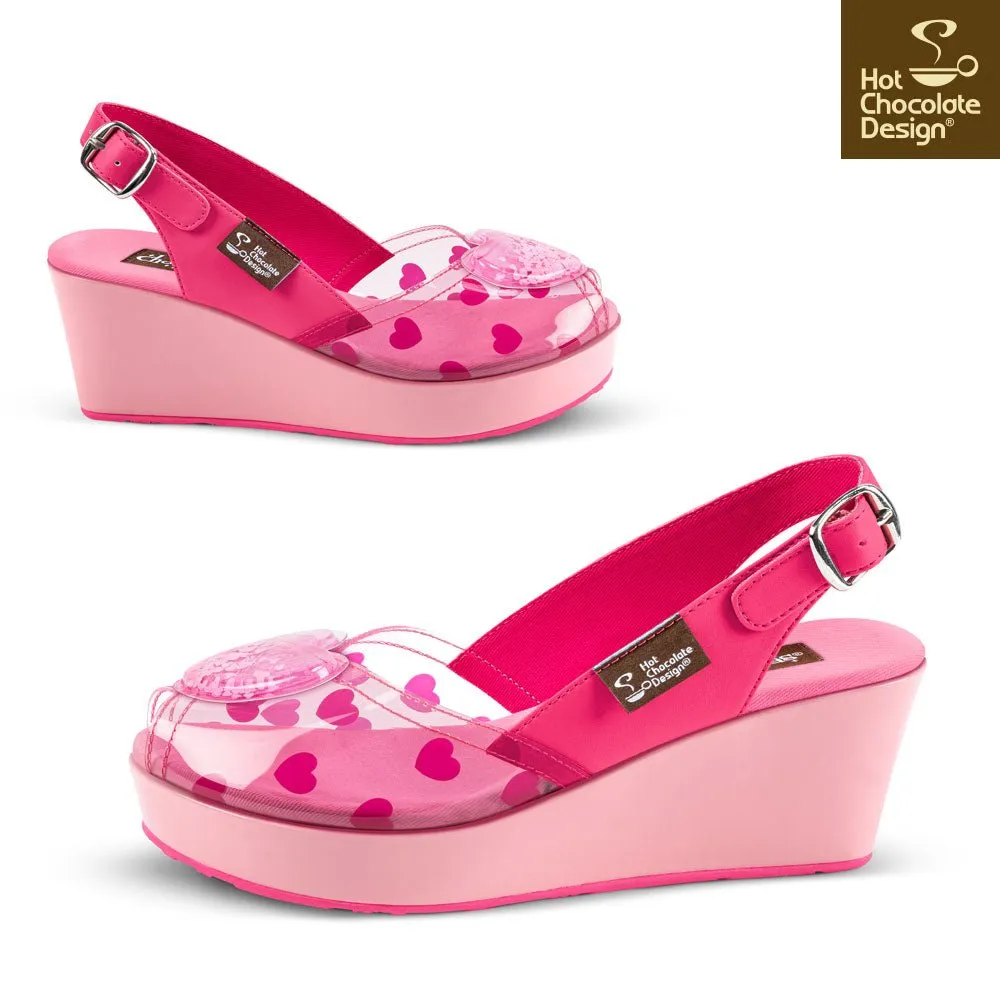 Chocolaticas® PINK LOVE Women's Sandal