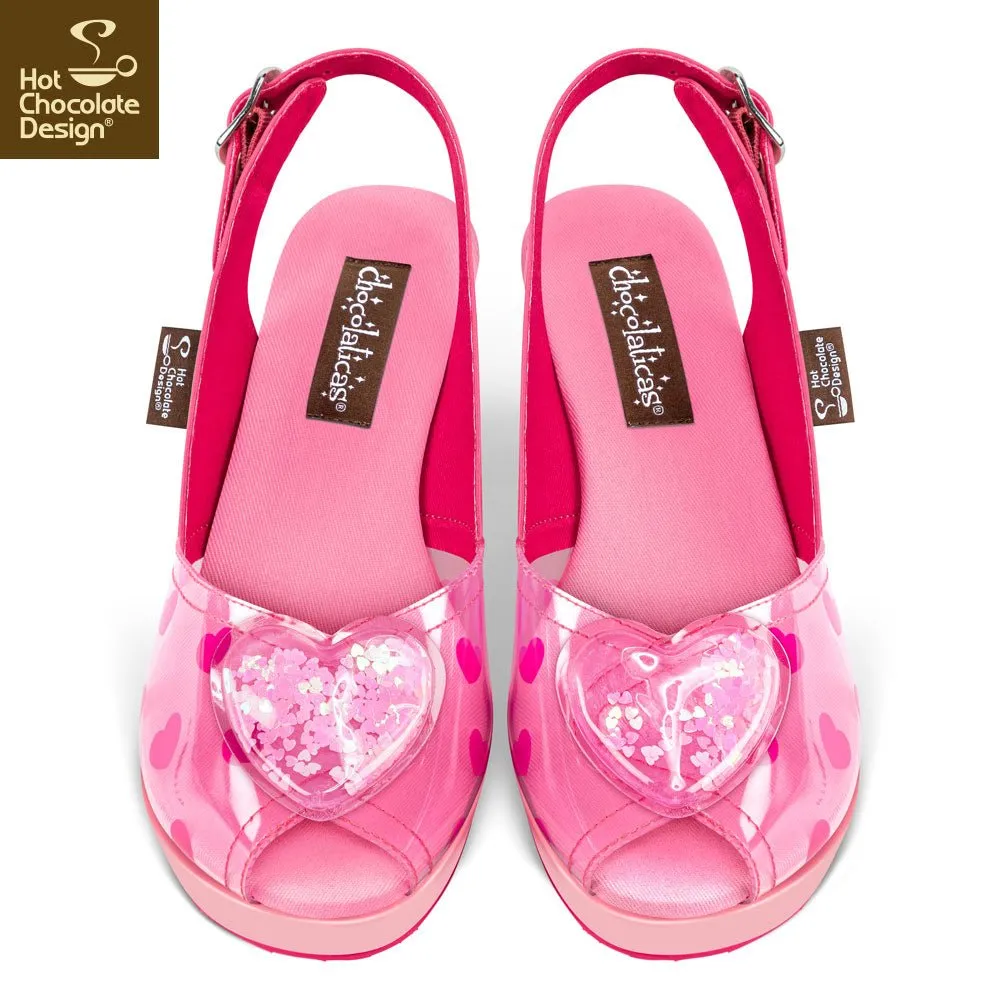 Chocolaticas® PINK LOVE Women's Sandal