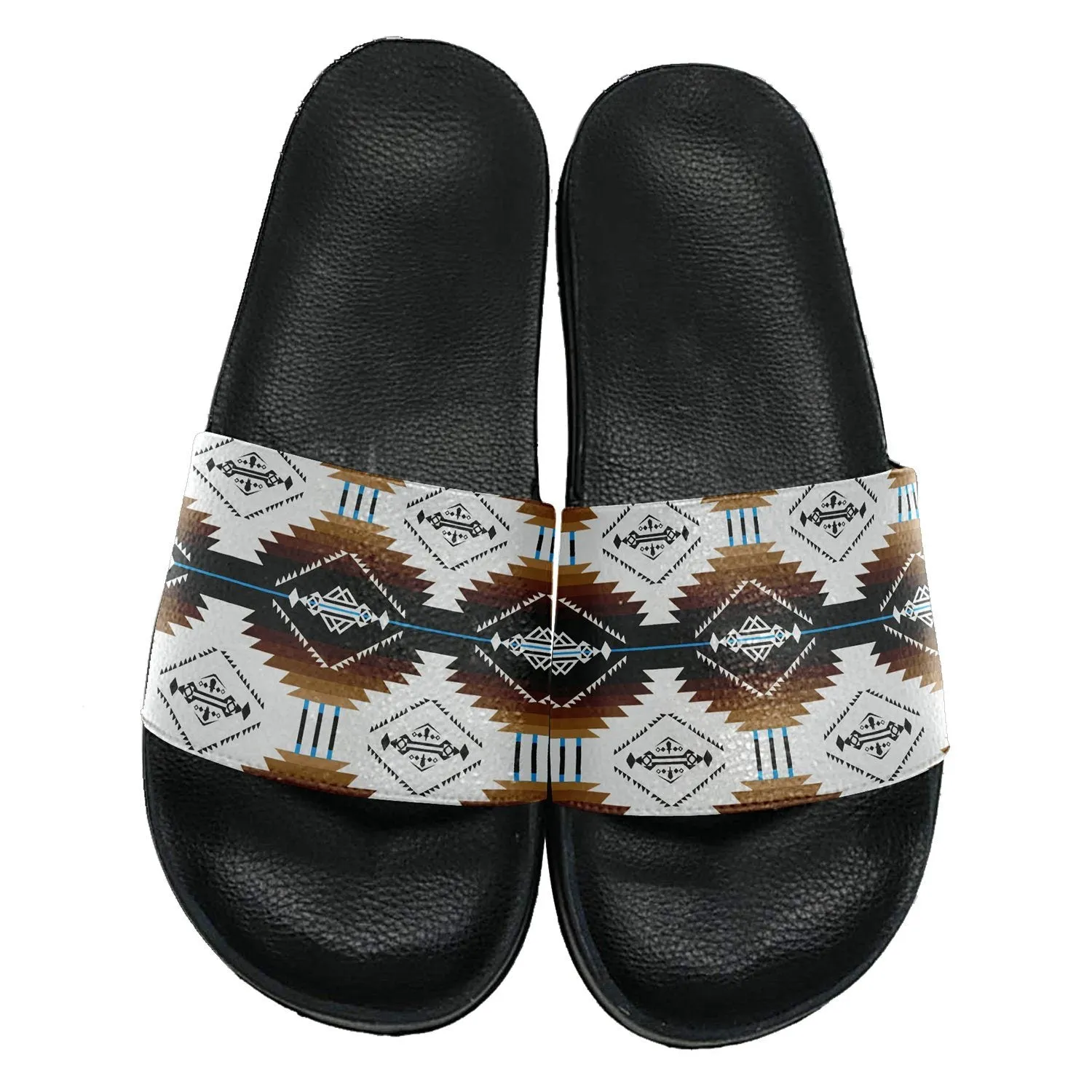 Cofitichequi White Slide Sandals