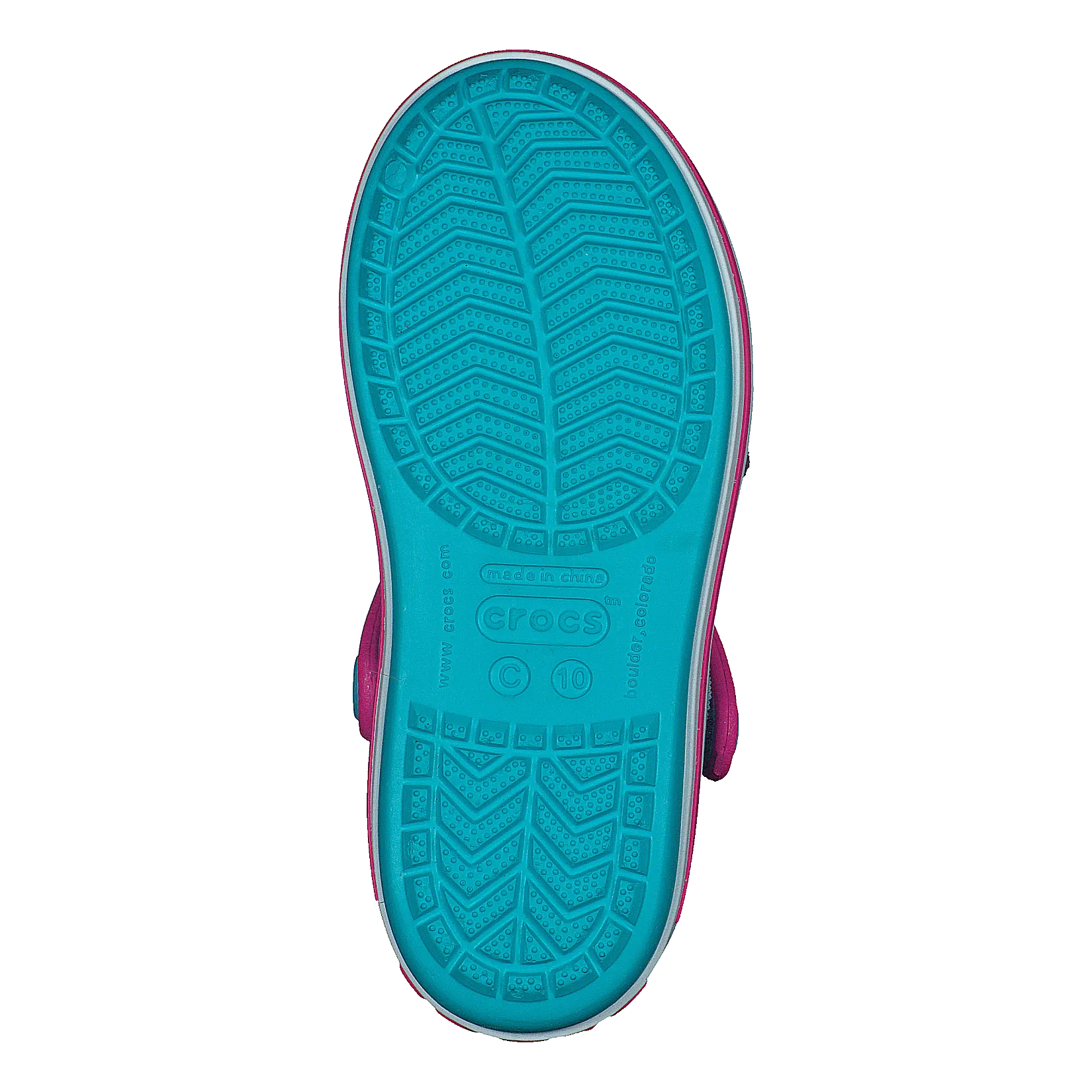 Crocband Sandal Kids Digital Aqua