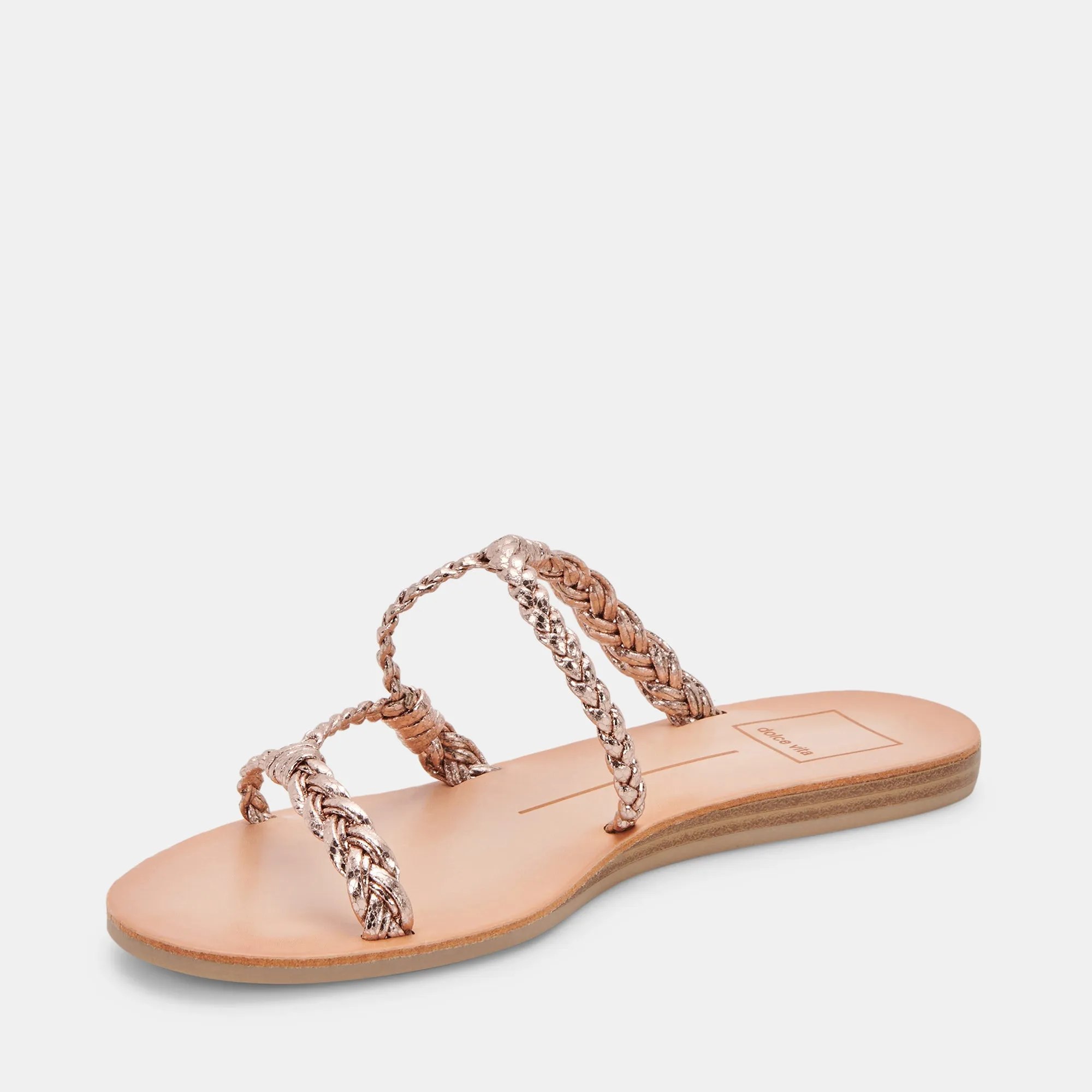 DION SANDALS ROSE GOLD METALLIC STELLA