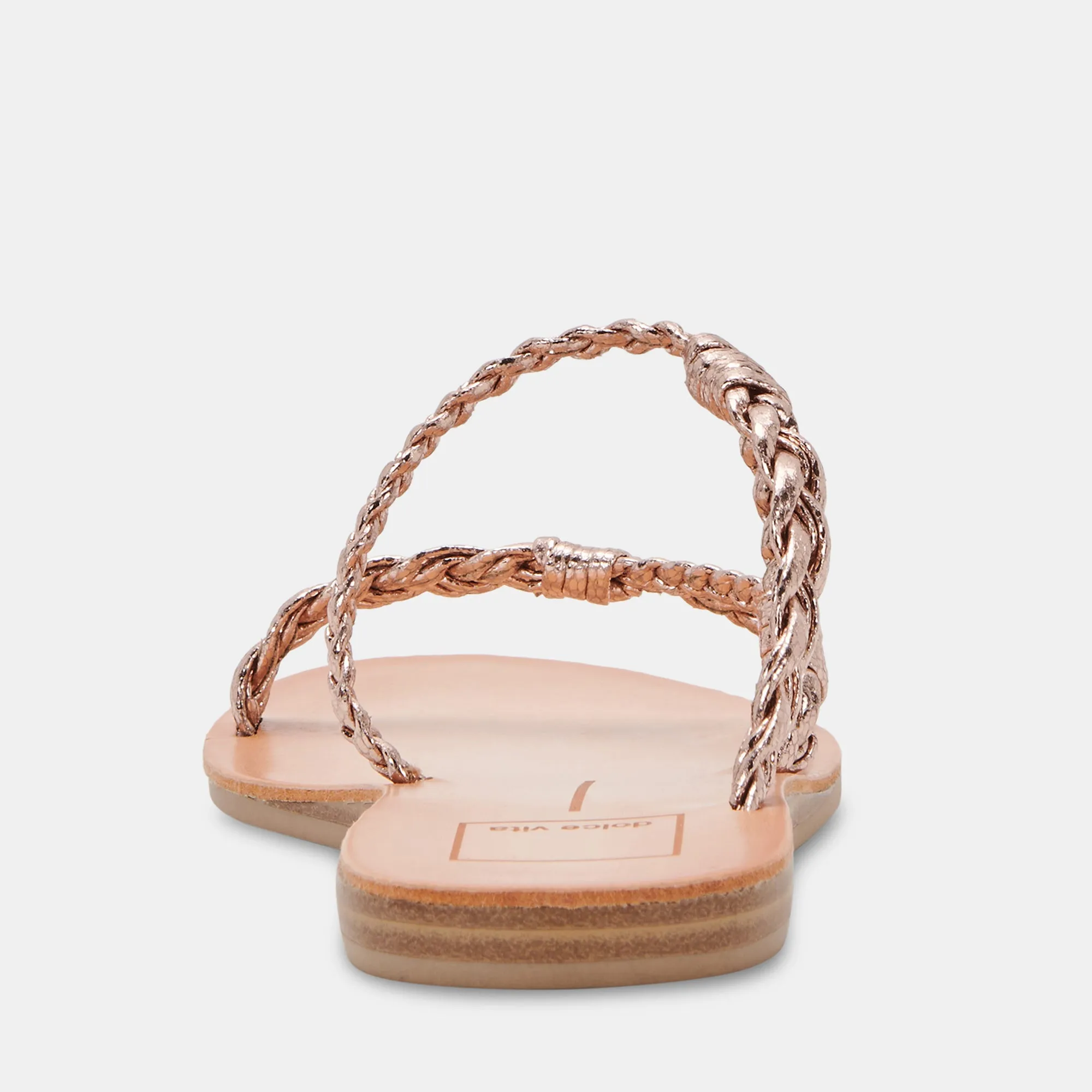 DION SANDALS ROSE GOLD METALLIC STELLA