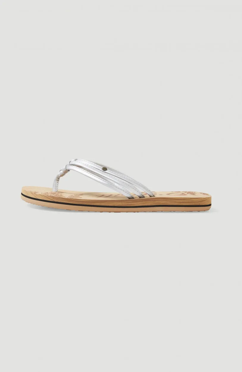 Ditsy Sandals | Silver