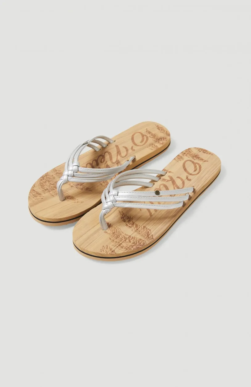 Ditsy Sandals | Silver