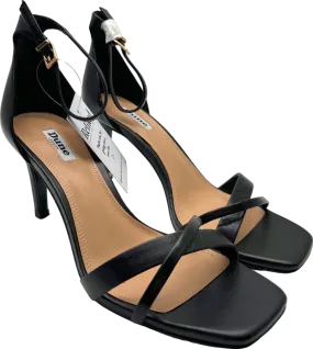 Dune Black Strappy Heeled Sandals UK 8