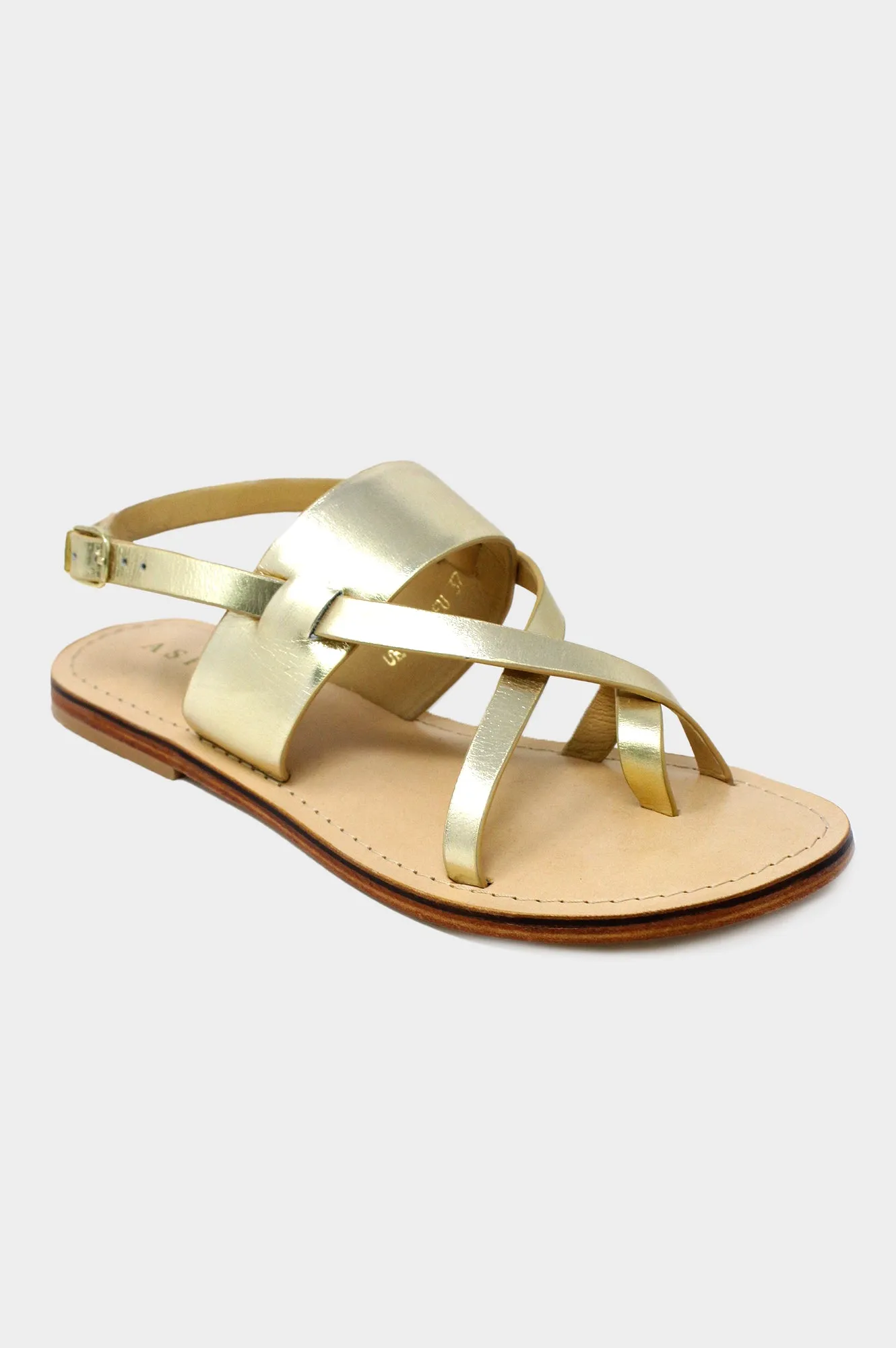 Ezra Sandals | Gold