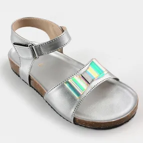 Girls Sandal 40-110-SILVER