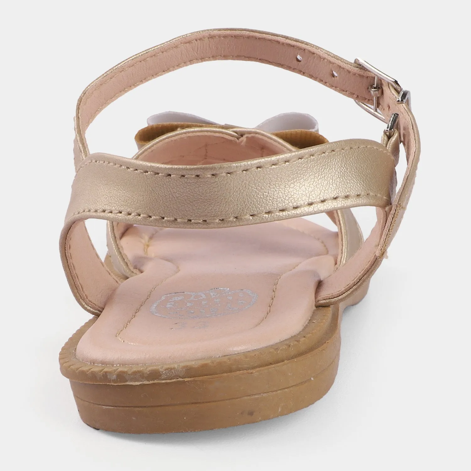 Girls Sandals 456-58-Golden