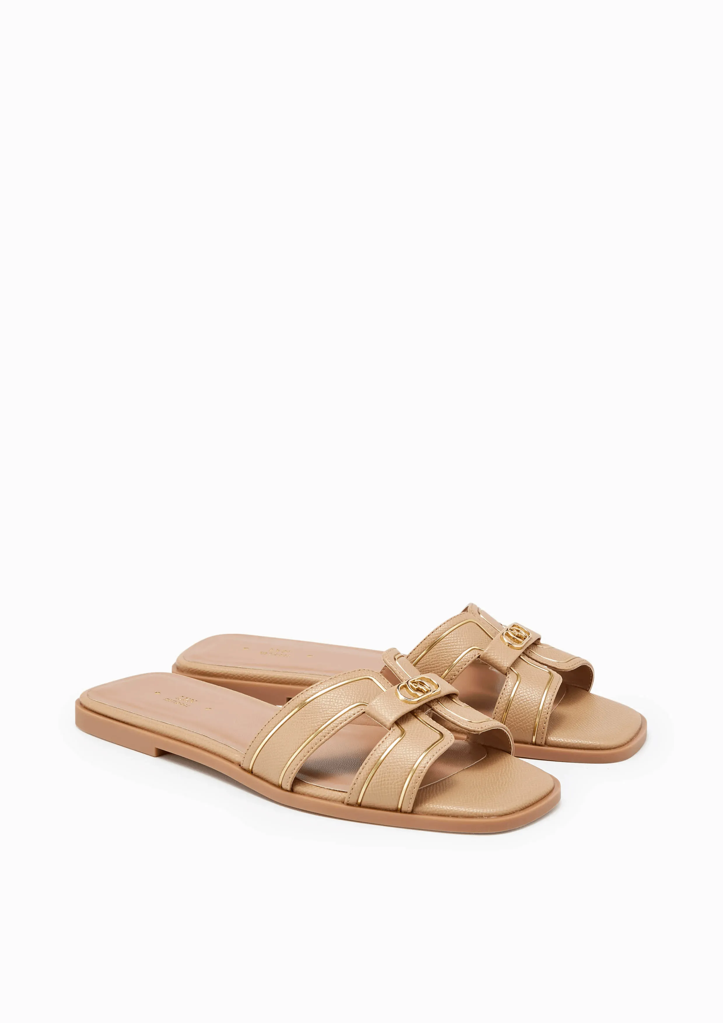 Hey Flat Sandals Beige