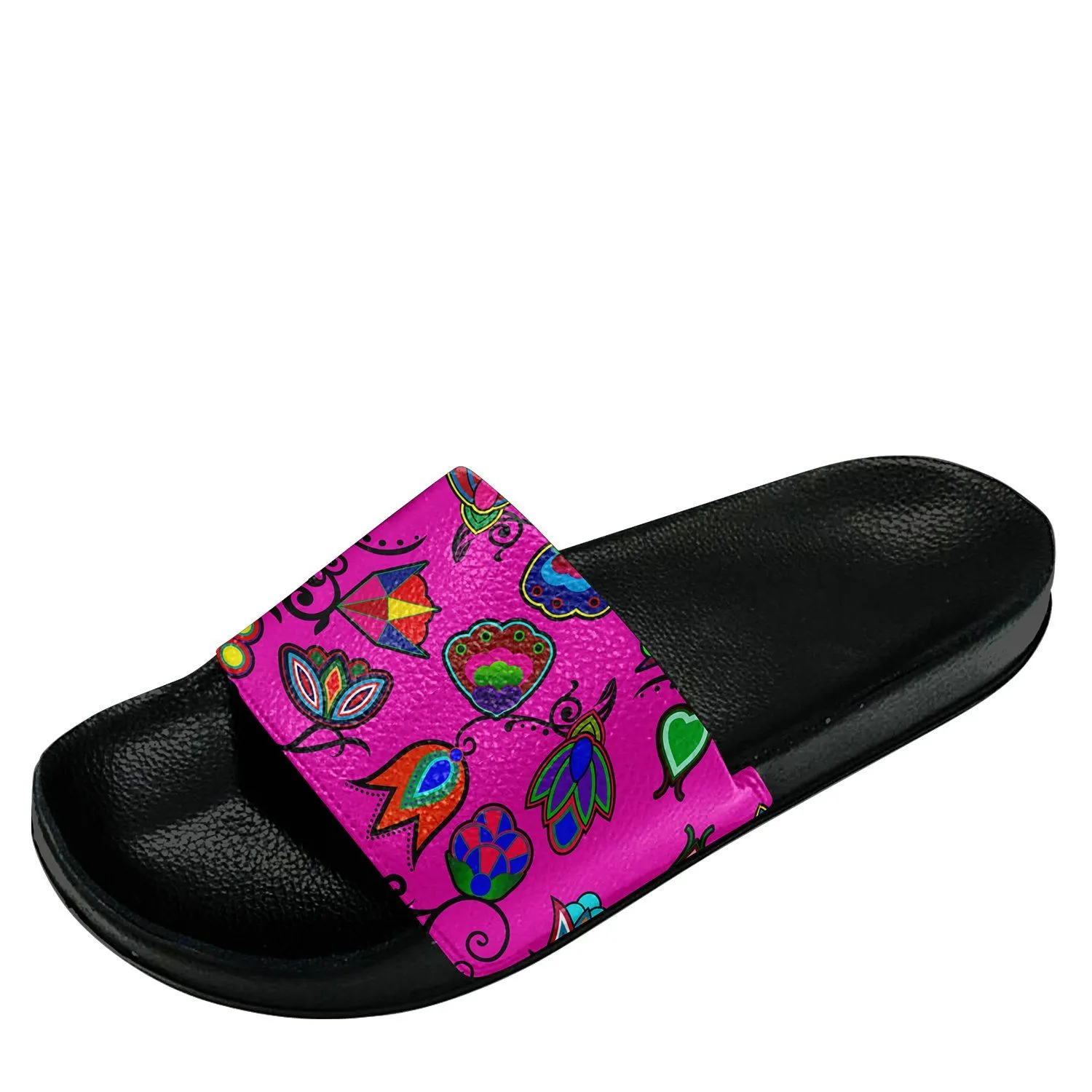 Indigenous Paisley Slide Sandals