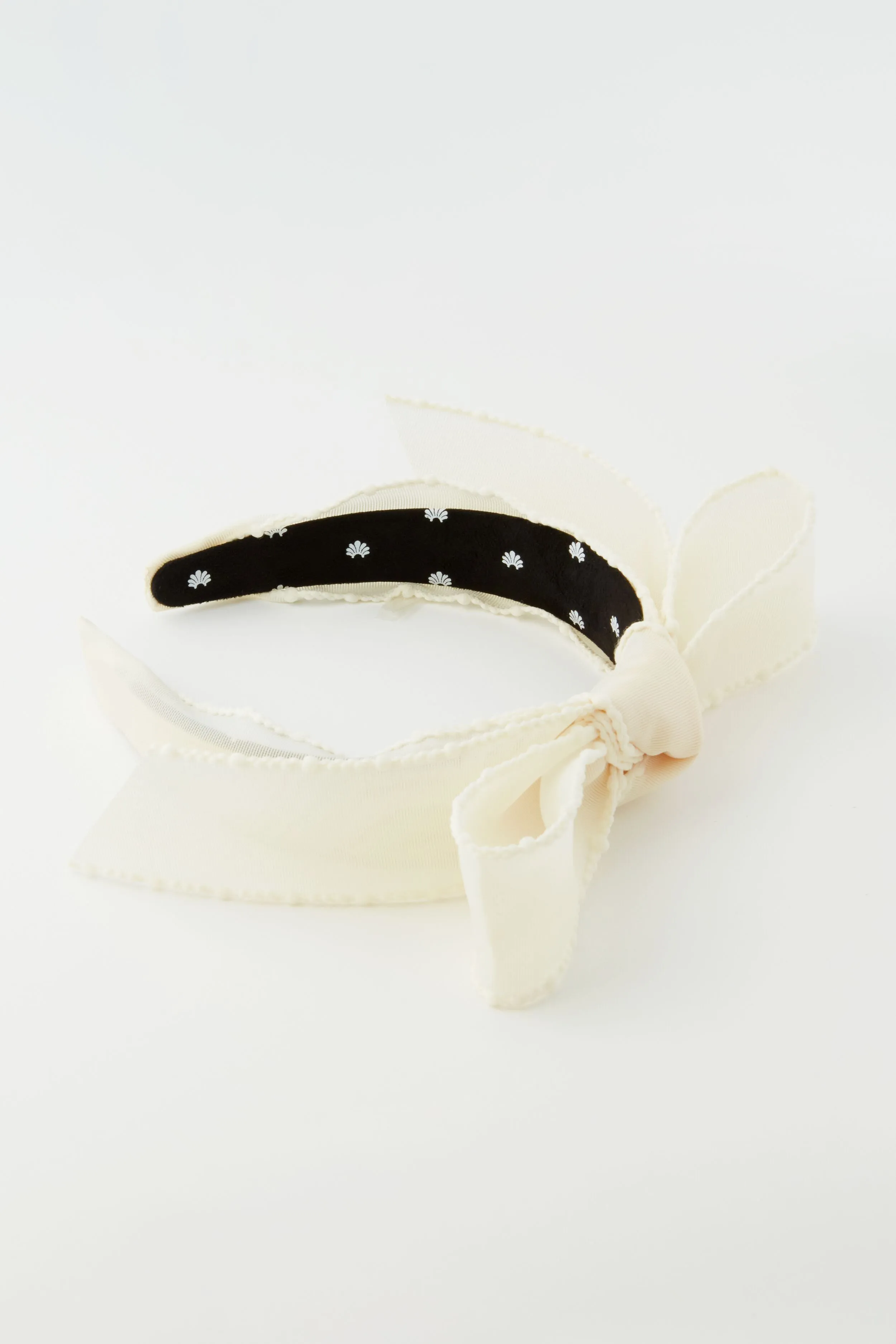 Ivory Sheer Shirley Headband