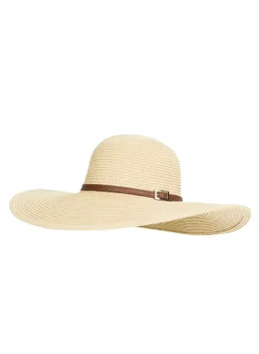 Jemima Wide Brim Beach Hat Cream