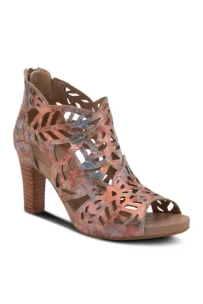 L'ARTISTE AMORA SANDALS IN BRONZE MULTI