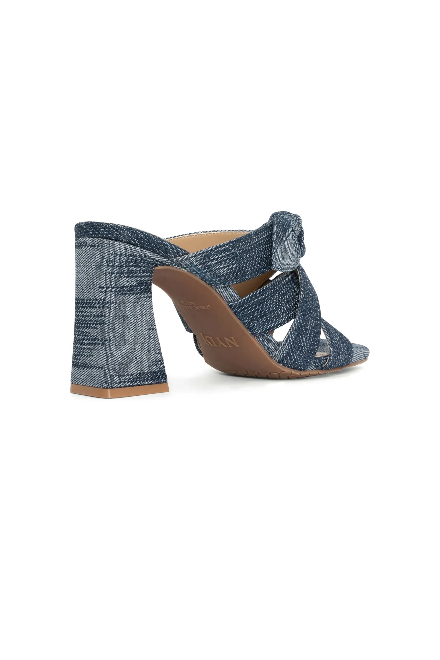 Loreri Mule Sandals - Dark Blue