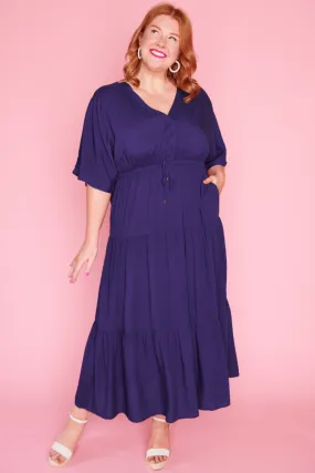 Maddie Navy Dress