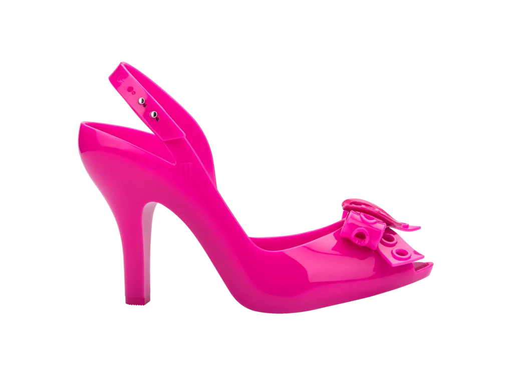 Melissa Lady Dragon Hot AD Pink Stiletto Heels Sandals For Women