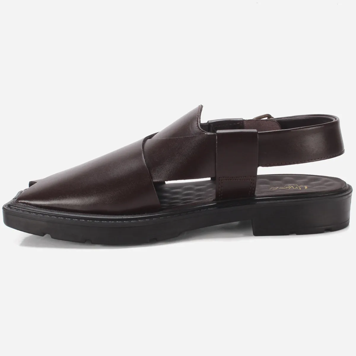 Mens "KOHEN" Stack Heel Peshawari Sandals