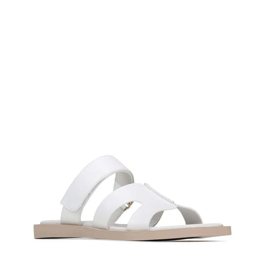 MISAYAO LEATHER SLIDE SANDALS