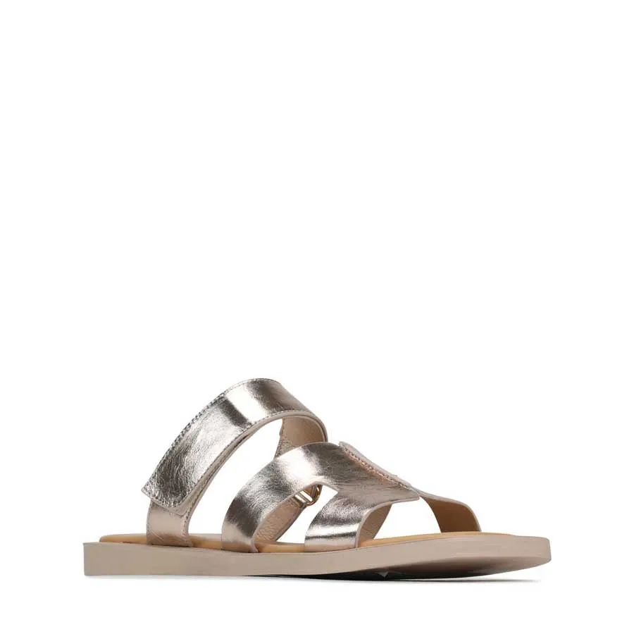 MISAYAO LEATHER SLIDE SANDALS