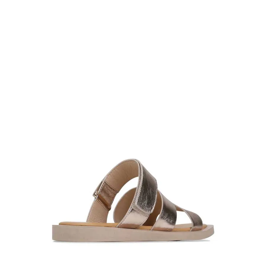 MISAYAO LEATHER SLIDE SANDALS