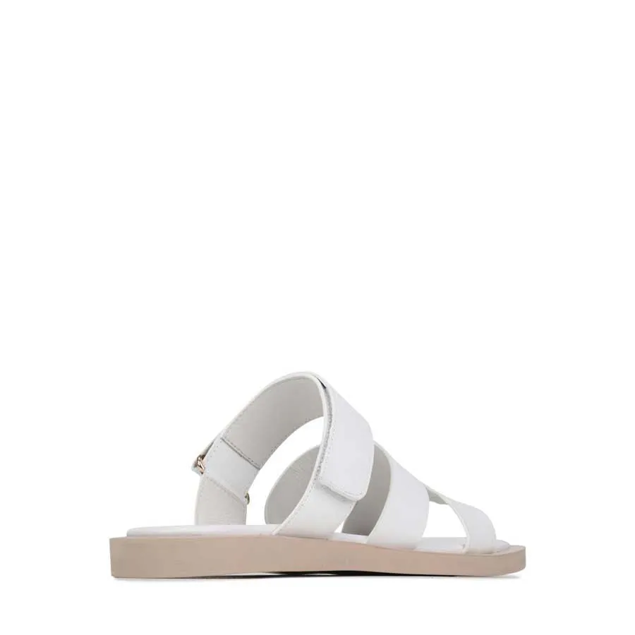 MISAYAO LEATHER SLIDE SANDALS