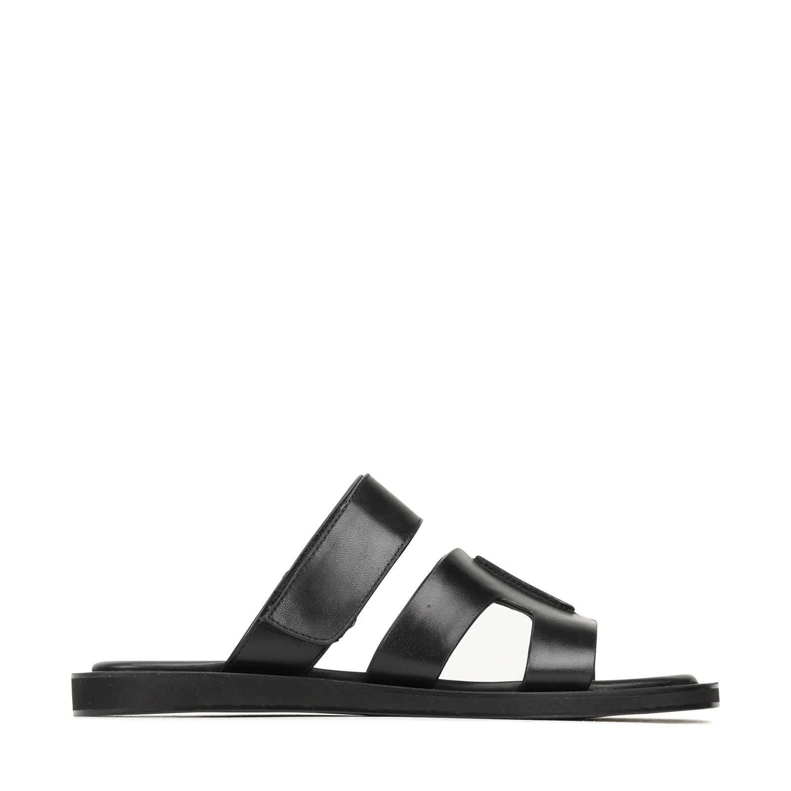 MISAYAO LEATHER SLIDE SANDALS