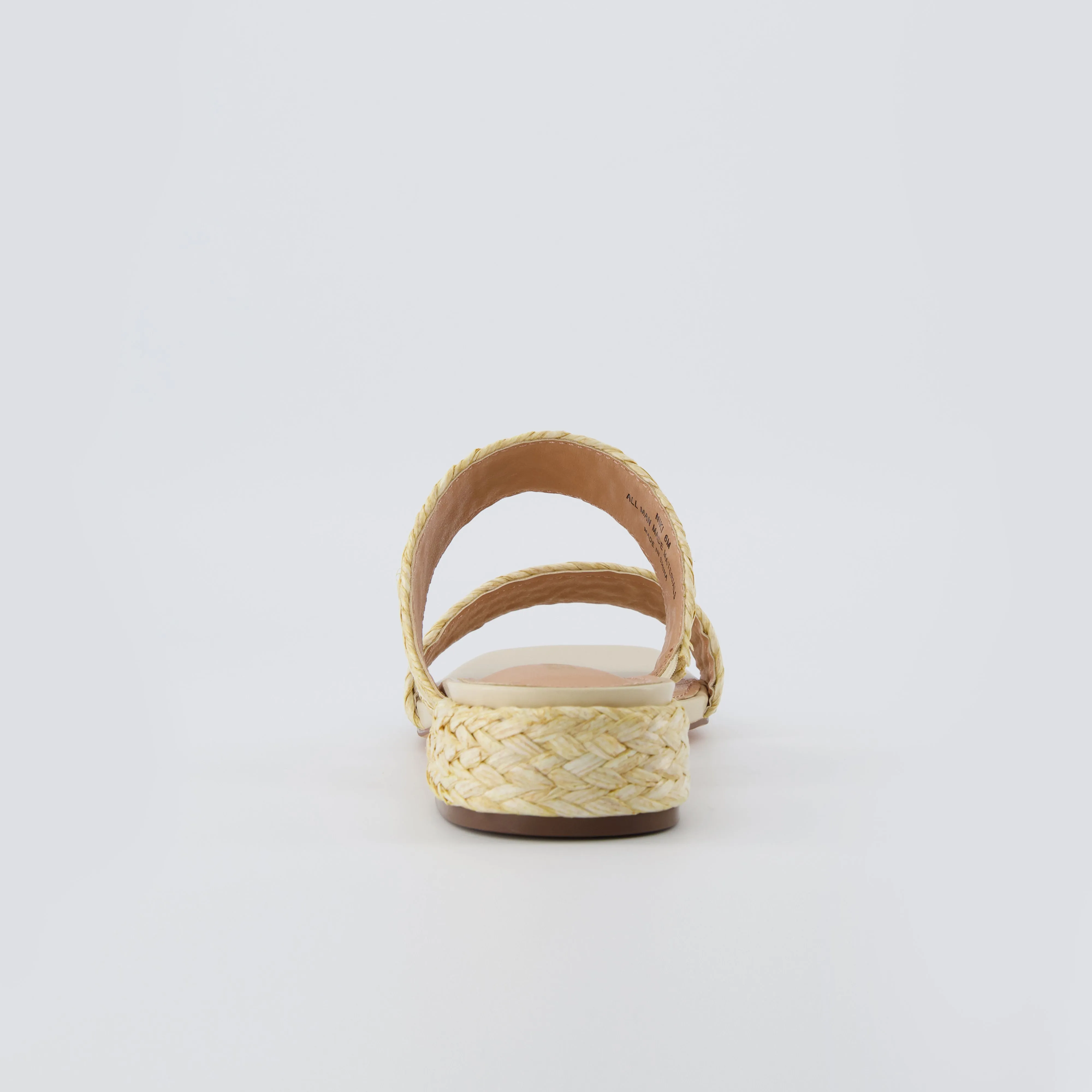 Niki Raffia Block Heel Sandals