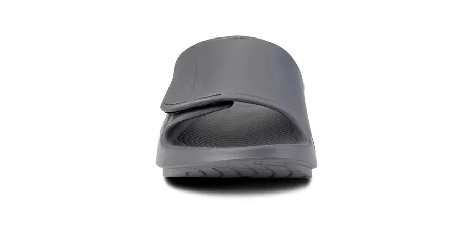 OOFOS 1550 SPORT FLEX SLIDE - SLATE GREY