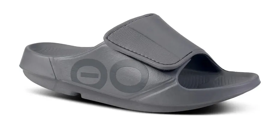 OOFOS 1550 SPORT FLEX SLIDE - SLATE GREY