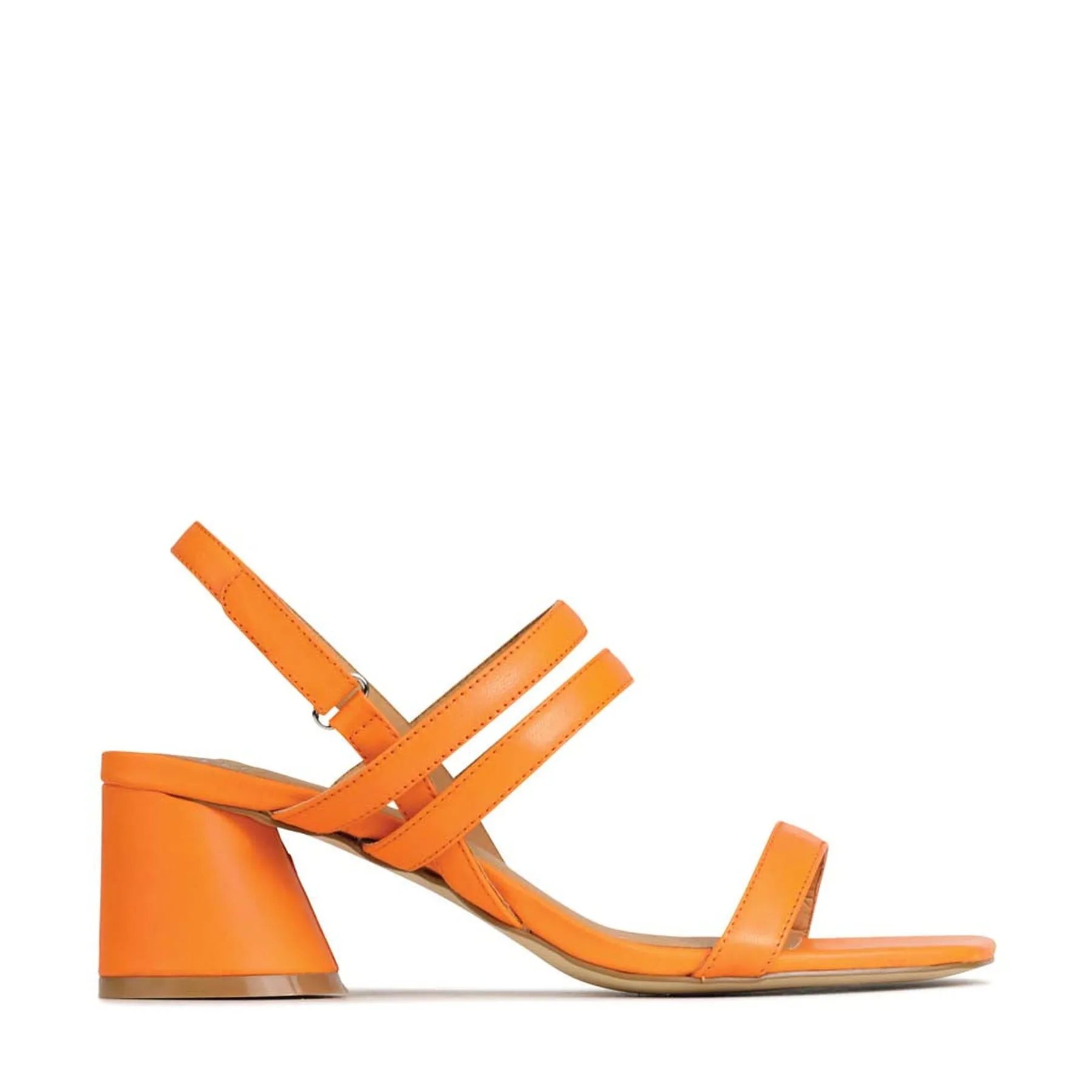 PETELLA BLOCK HEEL SANDALS LEATHER