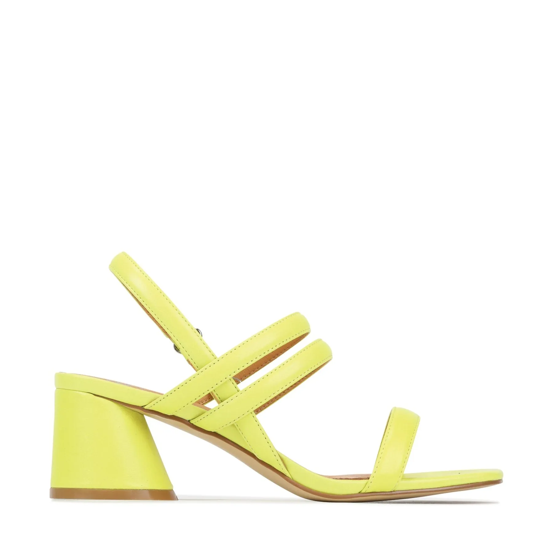 PETELLA BLOCK HEEL SANDALS LEATHER