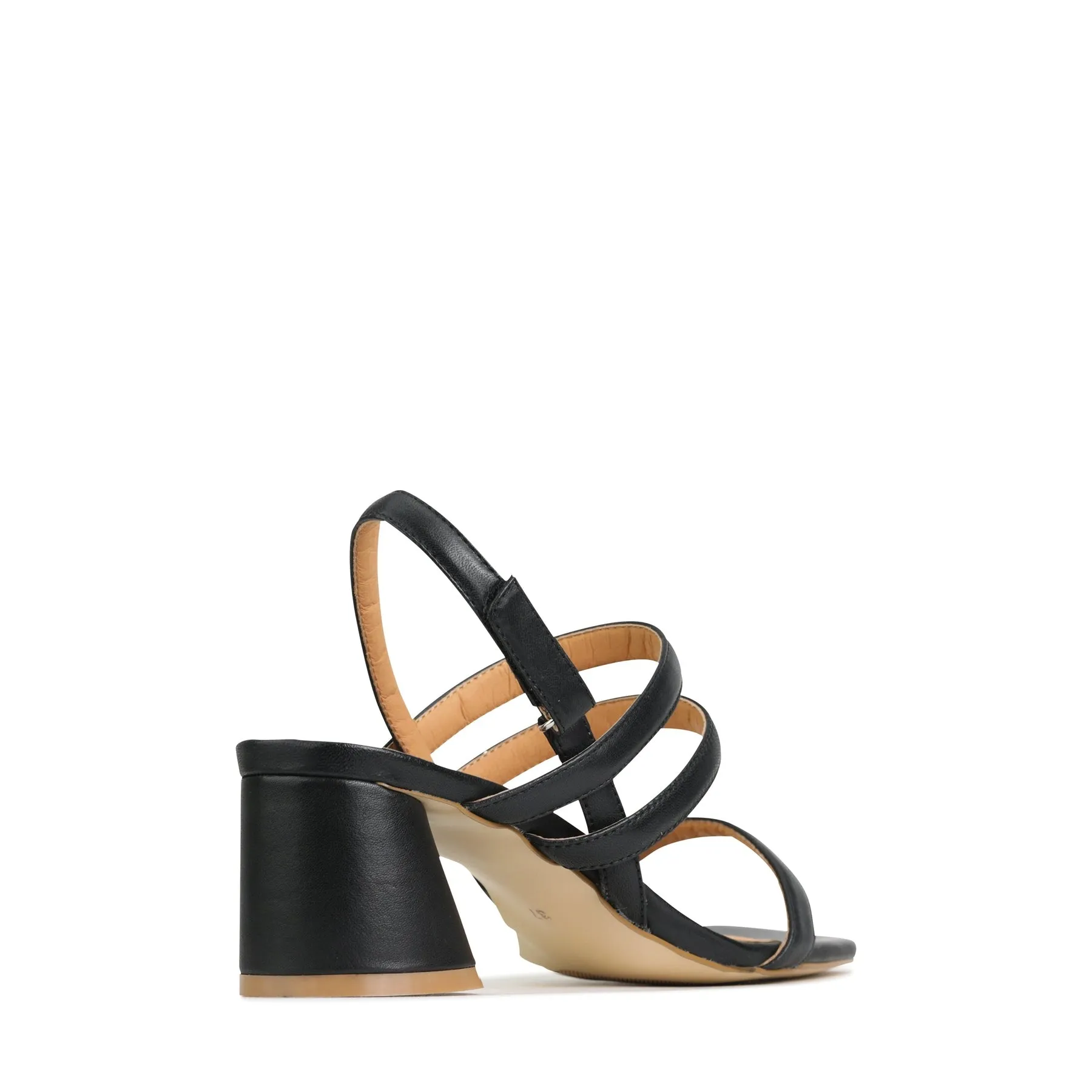 PETELLA BLOCK HEEL SANDALS LEATHER