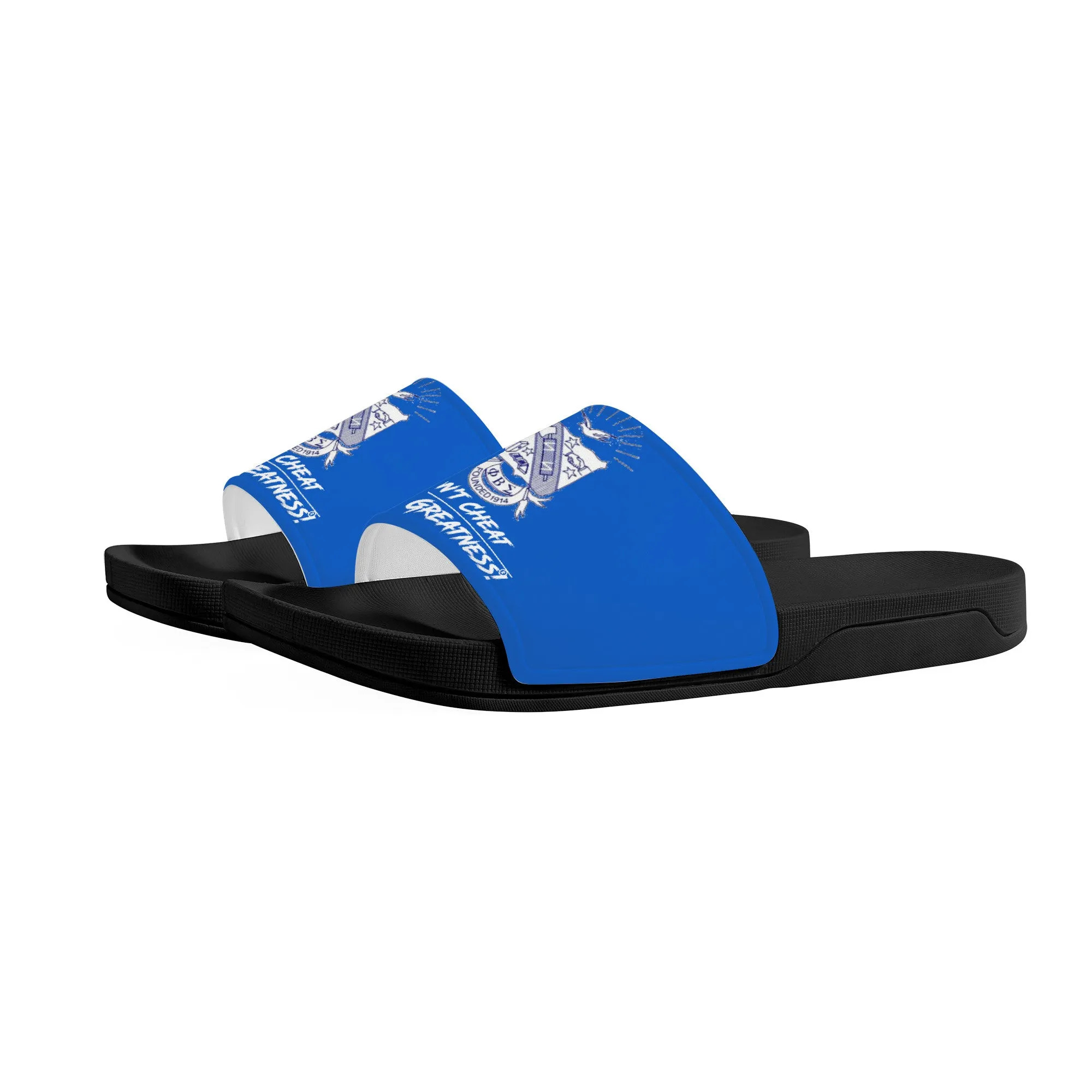 Phi Beta Sigma Inc, Slide Sandals - Black