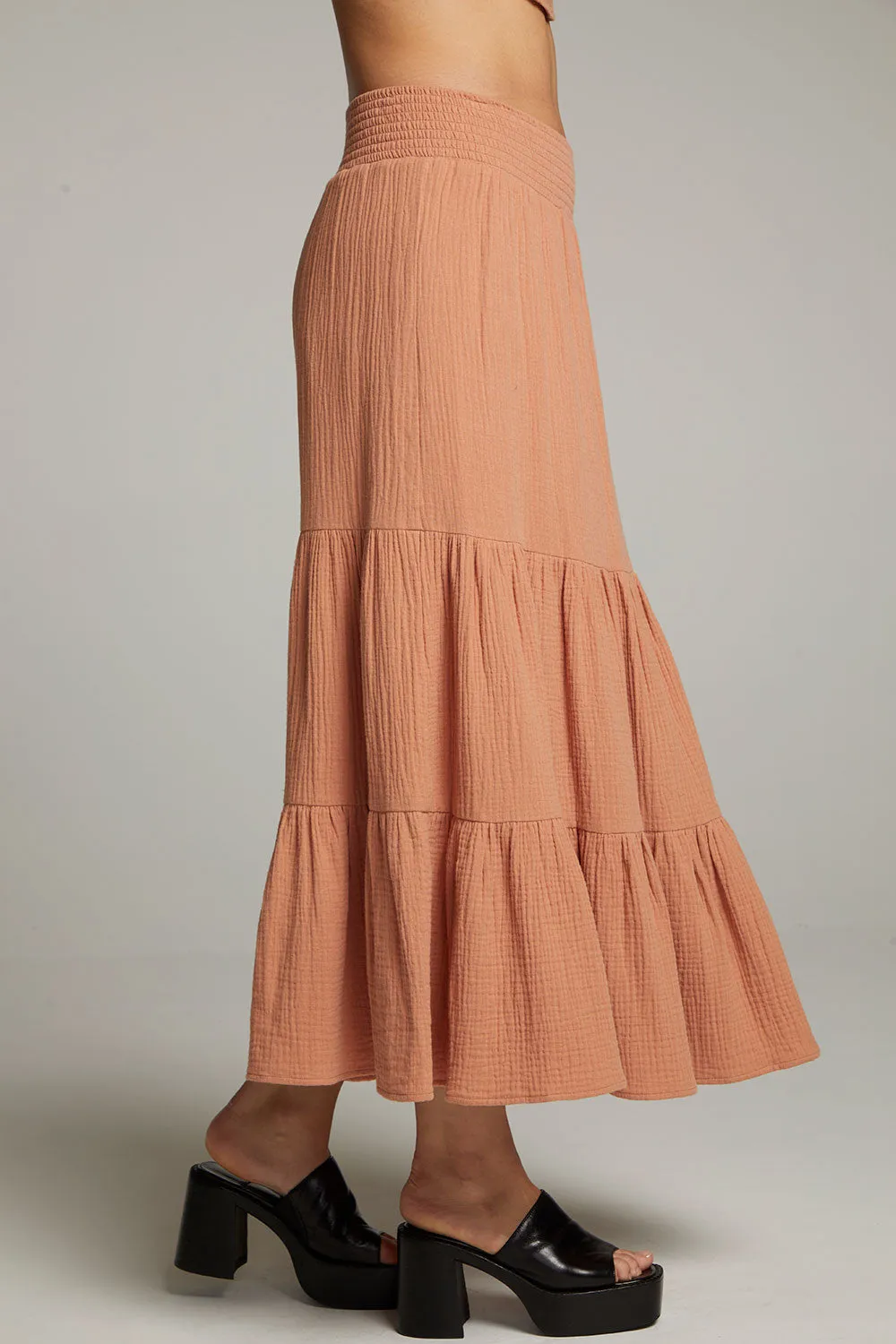 Seal Bronze Maxi Skirt