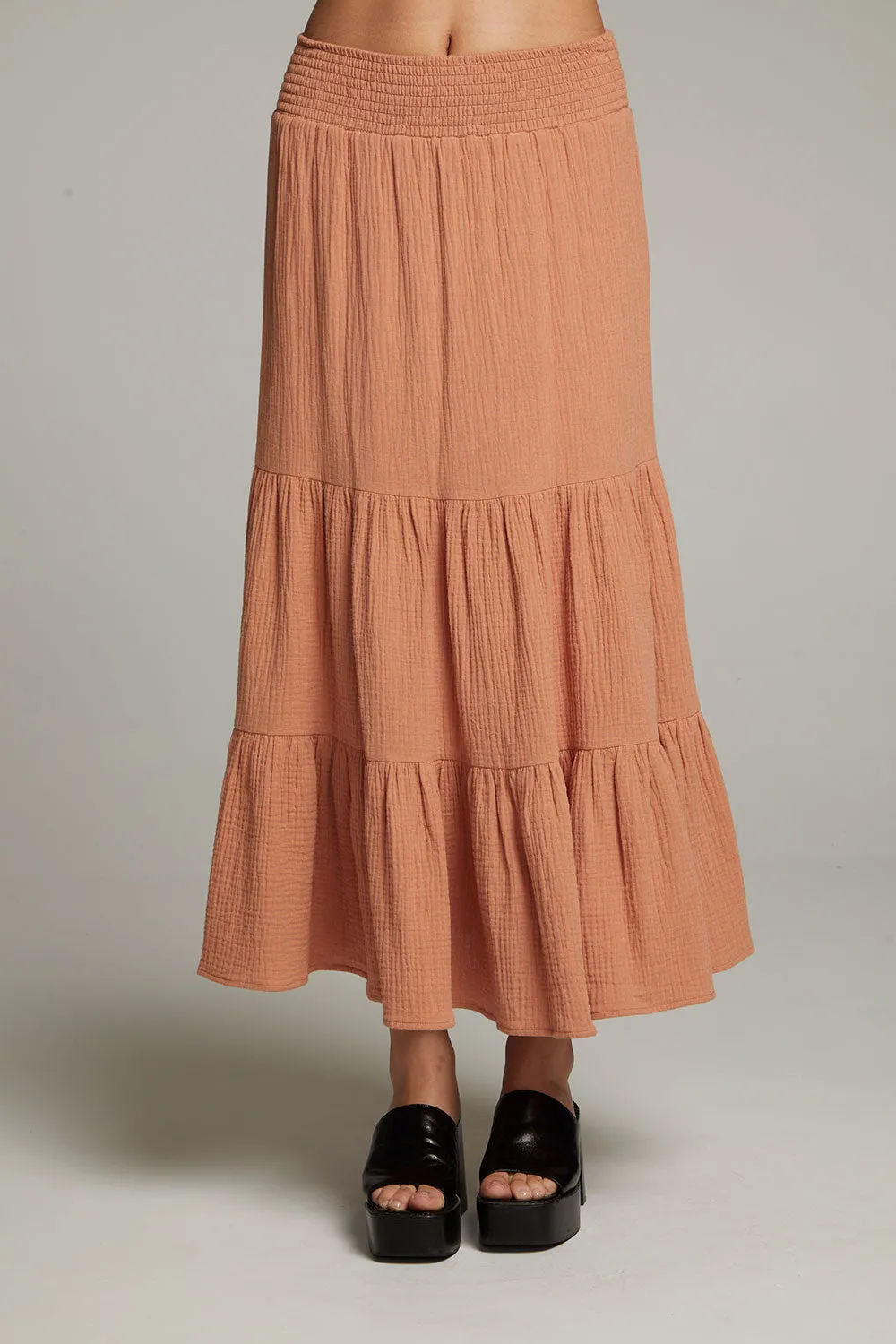 Seal Bronze Maxi Skirt