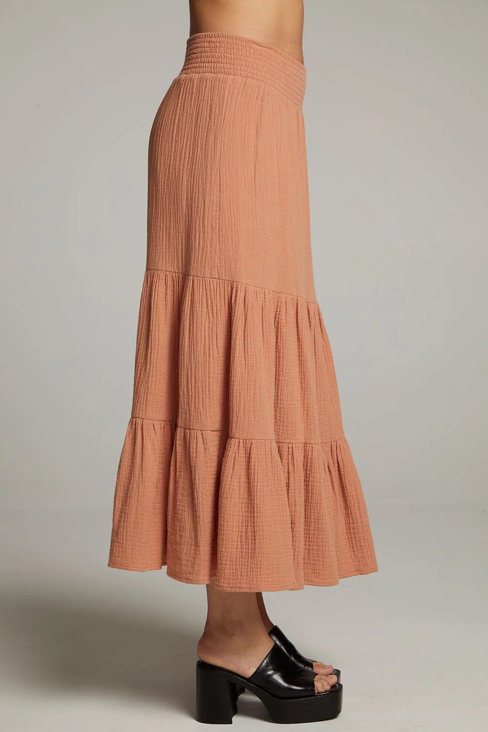 Seal Bronze Maxi Skirt