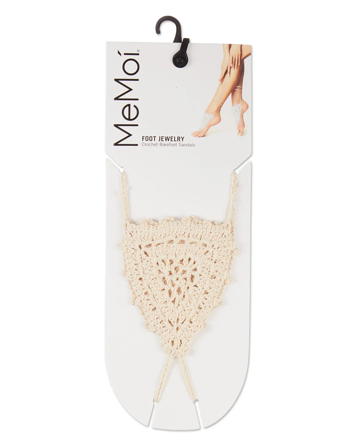 Shield Of Lace Crochet Barefoot Sandals