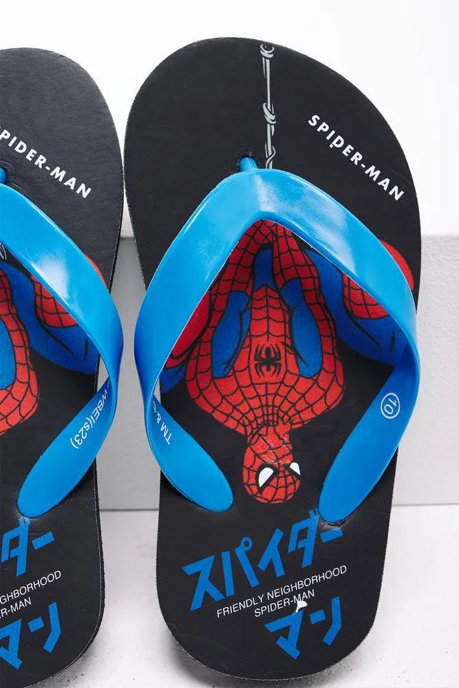 Spider-Man Flip Flop Blue