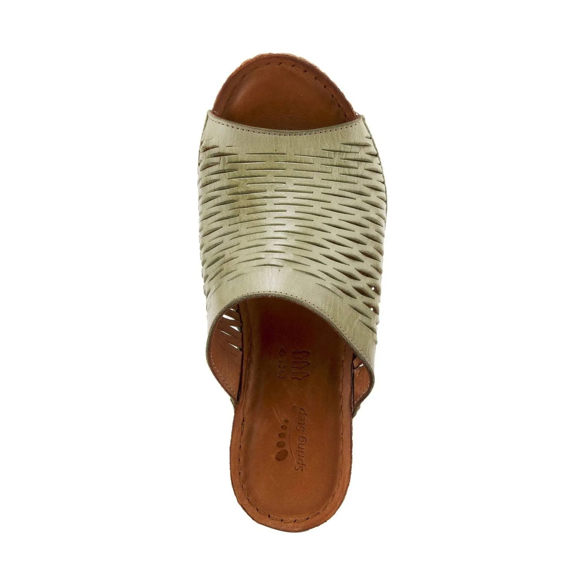 Spring Step Women's Cunacena Sandal - Olive Green