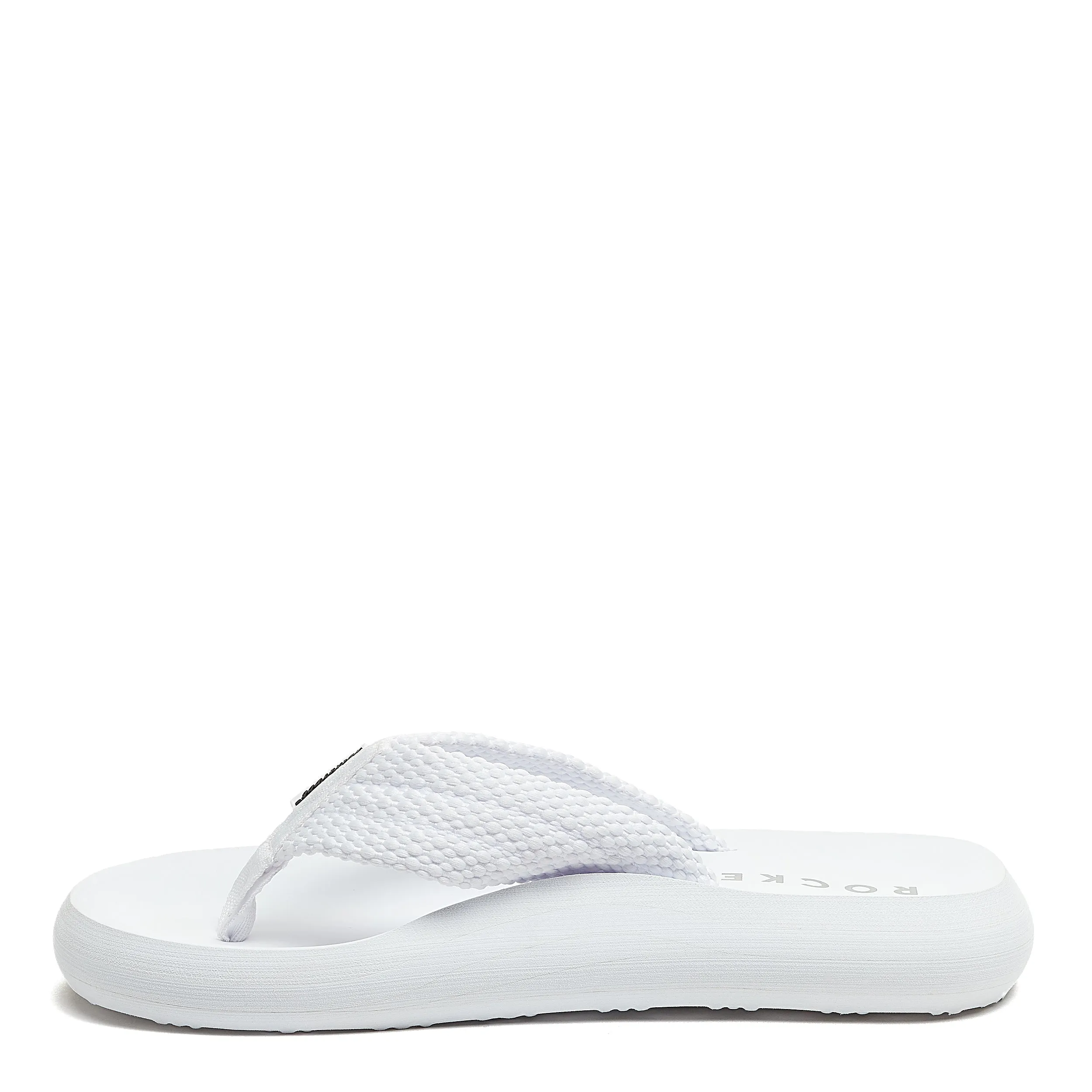 Sunset White Webbing Flip-Flops