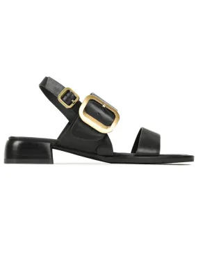 Tegean Sandals Onyx Leather