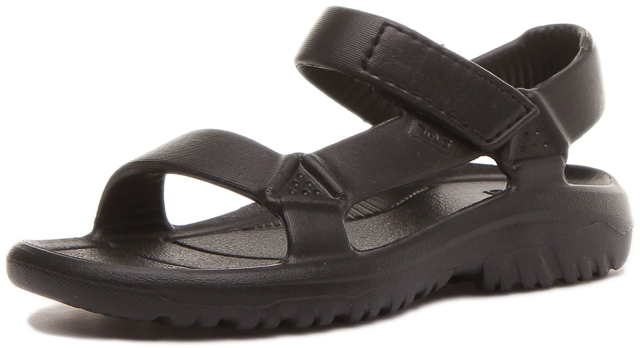 Teva Hurricane Drift in Black For Kids